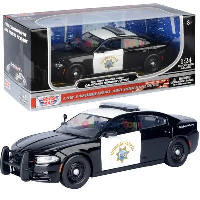 MOTORMAX 2023 DODGE CHARGER CHP California Highway Patrol Police Car Model 76807 - Image 1 of 4