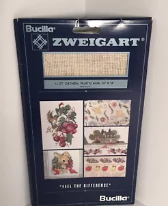 Bucilla Zweigart 14ct Oatmeal Rustic Aida 15" x 18" Cross Stitch Fabric - Picture 1 of 3