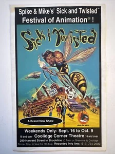 Spike & Mike's 1994 5th Annual Sick and Twisted Festival of Animation Flyer Rare - Picture 1 of 6