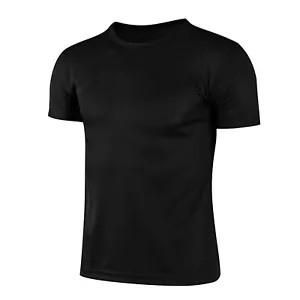 Jungen Basic Tee Shirt Sportshirt UV Schutz Schnelltrocknend Kurzarm Gym Shirts - Picture 1 of 21