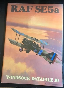 RAF SE5A  SE-5A WINDSOCK DATAFILE #10 By J M Bruce DRAWINGS PHOTOS SIDEVIEW RARE - Picture 1 of 7