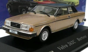 wonderful diecast-modelcar 1/43 VOLVO 262C BERTONE COUPE 1982 - goldmetallic - Picture 1 of 5