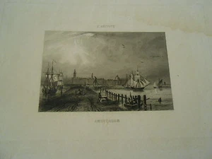 Gravure 19ème Amsterdam - Picture 1 of 1