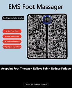 EMS Foot Massager Leg Electric Deep Reshaping Kneading Muscle Pain Relax Machine - Picture 1 of 9