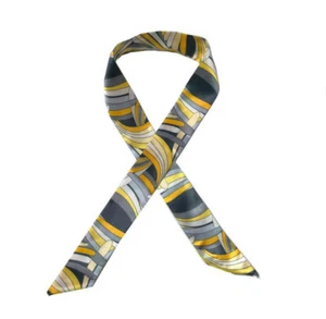 Floral Skinny Silk Twill Scarf / Head Scarves / Skinny tie / Handbag handle wrap - Picture 1 of 39