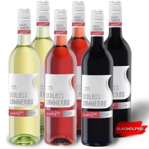 6 x 75 cl Alkoholfreier Wein 2x Weiss 2x Rose 2x Rot <0,5% vol Schloss Sommerau - Bild 1 von 1