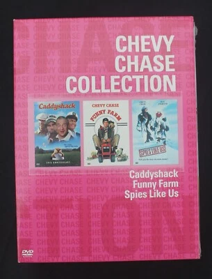 Chevy Chase Collection DVD Box Set Caddyshack Funny Farm Spies Like Us - Image 1 of 4