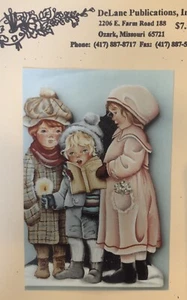 Paquete de patrón de tole de Navidad de colección: Lindsay and Friends Caroling DeLane Lange - Imagen 1 de 4