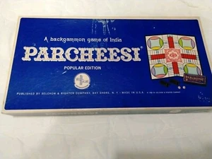 Vintage 1967 Parcheesi Board Game Selchow & Righter Popular Edition Complete 110 - Picture 1 of 22