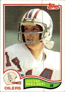 GIFFORD NIELSEN 1982 Topps Football #100 BUY ANY 2 ITEMS FOR 50% OFF   B215R2S6P
