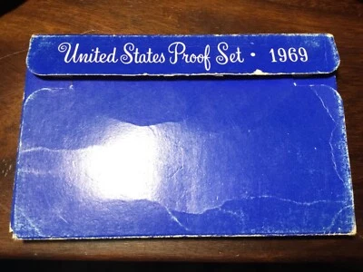Juego de 5 monedas de prueba 1969 de Estados Unidos como nuevo con medio dólar Kennedy de plata Foto 1 de 4