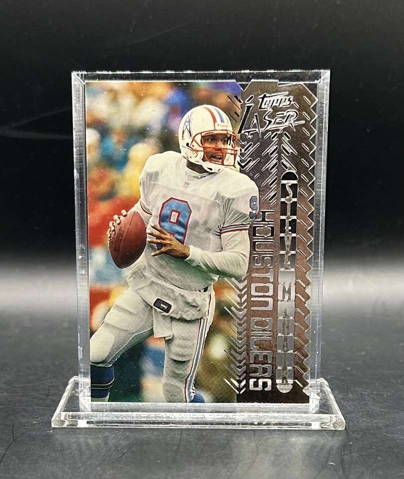 STEVE MCNAIR 1996 TOPPS LASER DIE CUT HOUSTON OILERS #43 HOF Alcorn St SP - Image 1 of 3