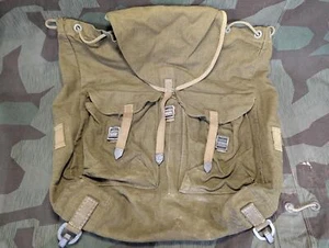 Original Segunda Guerra Mundial Alemán Deutsche Afrika Korps DAK Mochila Varsovia Fabricante Mochila - Imagen 1 de 14