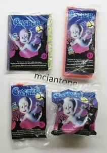 Juego de 4 cómics de Wendy's 2001 Casper Friendly Ghost peluche Harvey WIND UP embrujado - Imagen 1 de 4