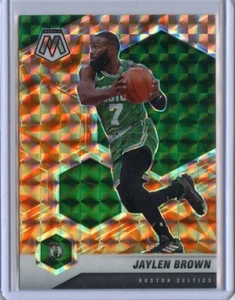 2020-21 Panini Mosaic Mosaic Reactive Orange #155 Jaylen Brown - Picture 1 of 1