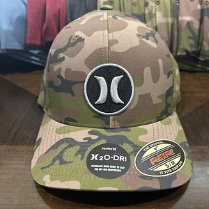 Hurley Super Icon Camo Hat H2O dri fit S/M - Picture 1 of 7