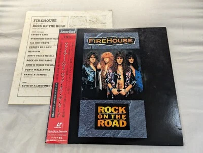 Firehouse Rock on the Road (1991) [ESLU-104] NTSC Japan Laserdisc - NOT A DVD Foto 1 de 4