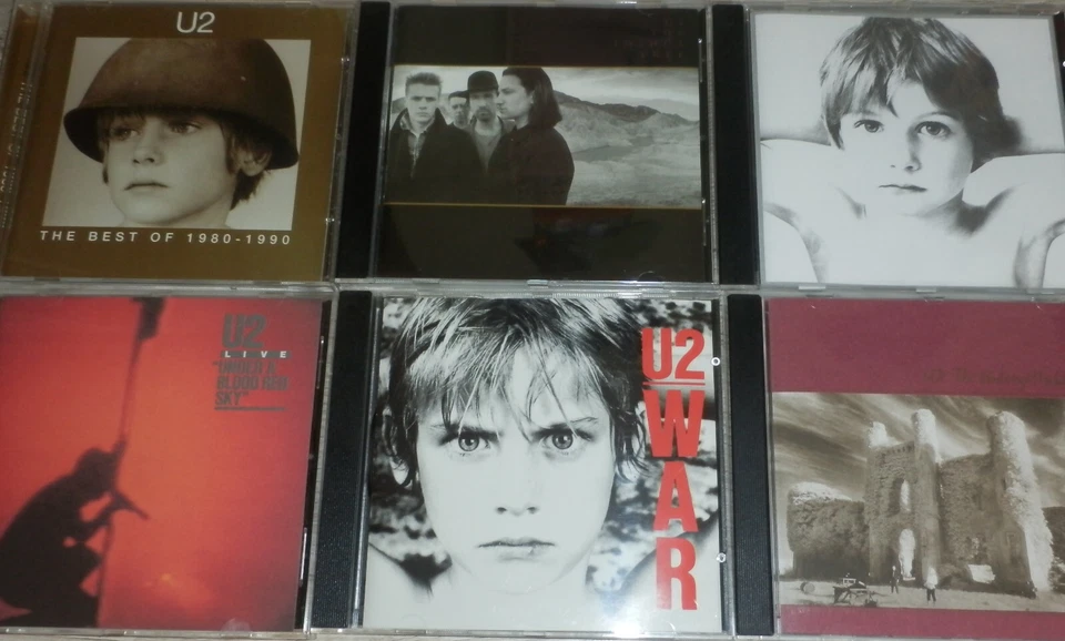 U 2 Verschiedene CD's Auswahl Sammlung Konvolut Joshua War Boy Fire Blood Rattle - Bild 1 von 1