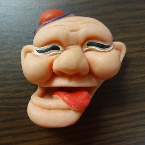 Vintage RUBBER FACE Tobar Flexiface hand Finger Puppet - Picture 1 of 2