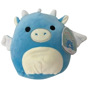 Squishmallows Baby 7" DEVIN Blue Dragon Kellytoy IN STOCK Free Ship NWT - Picture 1 of 5