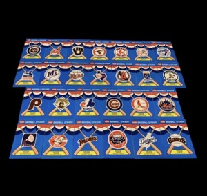1989 Fleer Baseball -- Team Logo Stickers -- complete set of 26 Teams - Picture 1 of 9