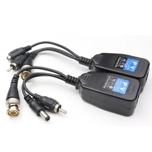 π Cavo Ricetrasmettitore di Rete Passivo Video Balun Alimentazione Lunga Distanza Cat5e/Cat6 - Foto 1 di 5