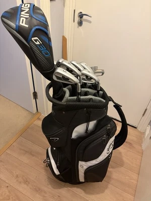 Package Deal - Ping G400 5,6,7,8,9,S,W. Ping G30 Driver And A Callaway Golf Bag. - Image 1 of 4