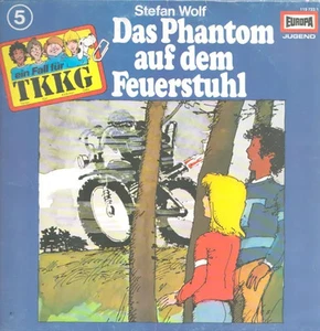 Tkkg Folge 5 - Das Phantom Auf Dem Feuerstuhl NEAR MINT Europa Vinyl LP - Picture 1 of 1
