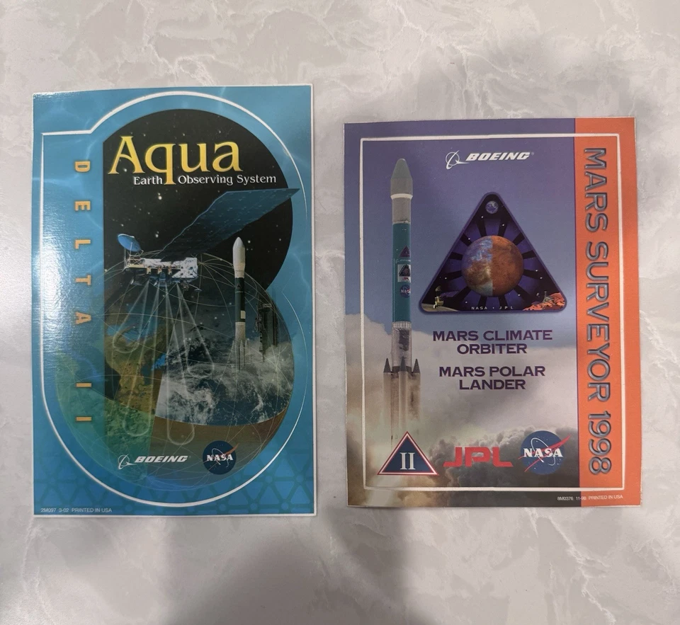 Boeing and NASA stickers lot vintage - Set Of 2 - Image 1 of 1