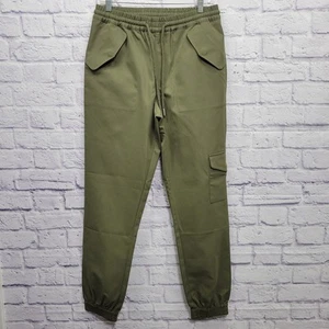 NWT 7 For All Mankind Tech Series Pants Size S Green Cargo Joggers Waterproof - Picture 1 of 10