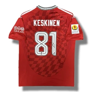 Signed KESKINEN Aberdeen 2025 Scottish Cup Final Home Shirt - COA & Photo Proof - Picture 1 of 3