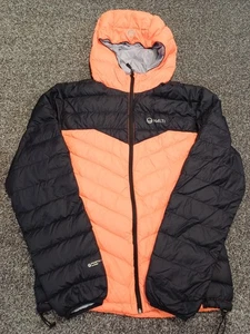 HALTI Daunenjacke Herren Medium Schwarz Puffer Packable Hood Pertex Quantum Orange - Bild 1 von 20