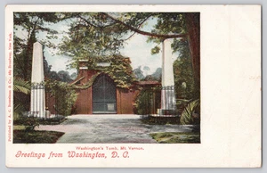 Vintage Postcard- Tomb of Washington, Mt. Vernon, VA Early 1900s - Picture 1 of 3