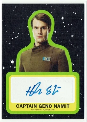 Star Wars Journey to Rise of Skywalker Auto A-HS Hugh Skinner Captain Geno Namit - Image 1 of 2