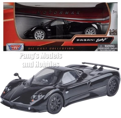 Pagani Zonda F 2005 - Fangio escala 1/24 modelo diecast de MotorMax - negro con caja Foto 1 de 4