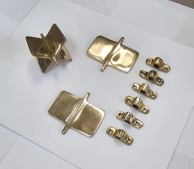 Accesorios (Ruleta + Media Ruleta + Soportes + Tornillos) sapo peruano Foto 1 de 3