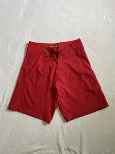 Oakley Boss Boardshort Blood Red Men’s Size 30 Rare Swim Trunks - Picture 1 of 10
