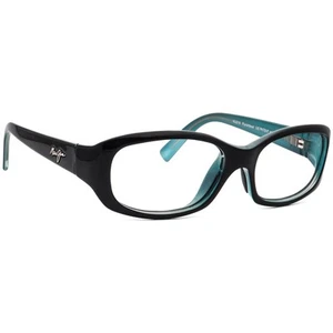 Maui Jim Sunglasses Frame Only MJ 219-03 Punchbowl Black/Blue Square Italy 54 mm - Picture 1 of 6