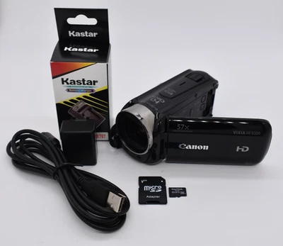 Canon Vixia HF R500 Video Camcorder 32x Optical 57x Advanced IS Zoom - Tested - Image 1 of 4