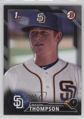 2016 Bowman Draft Draft Picks Silver /499 Mason Thompson #BD-27 - Image 1 of 2