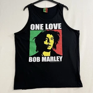 Bob Marley One Love Tank Top Size X-Large Men Black - Picture 1 of 7