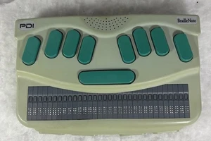 BrailleNote Pulse Data International PDI con adaptador de corriente y estuche - ¡FUNCIONA! - Imagen 1 de 8
