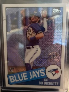 2020 Topps Update #CPC-14 Bo Bichette 1985 Topps Chrome Silver Pack RC - Picture 1 of 2