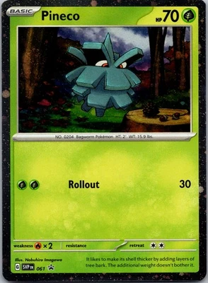 Pineco Promo SV: Scarlet & Violet Promo Cards 061 NM - Image 1 of 2