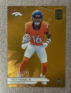 Panini Donruss Elite Rookies Orange 2024/399 Troy Franklin #116 Rookie RC d - Imagen 1 de 2