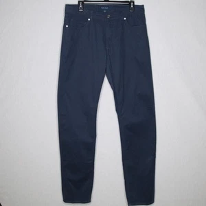 NWT Peter Millar Crown Crafted Delvin Twill 5 Pocket Pant Blue Size 34 x 33 - Picture 1 of 8