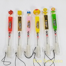 New Super Mario Bros 2 Gashapon Stylus T-Arts - 6PC SET 4.6in Mushroom Leaf 2012
