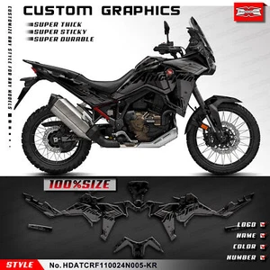 Custom Graphics Kit Sticker Sheet for Africa Twin CRF1100L 2024 2025 Protector - Picture 1 of 9