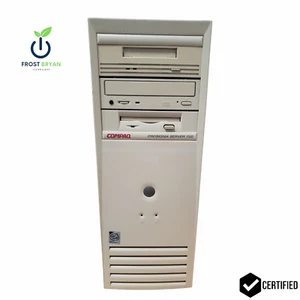 Classic Compaq Prosignia Server 720 - Pentium 2 350 MHZ - 128MB RAM - Rage IIC - Picture 1 of 20