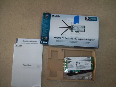 D-Link Xtreme N Desktop PCI Express Adapter DWA-556 with 3 Antennas - Image 1 of 2